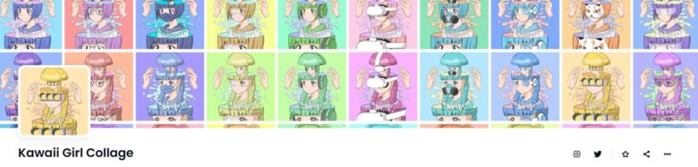 Kawaii Girl Collageの販売ページ
