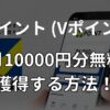 【誰でも】Tポイント (Vポイント) を毎月10000円分無料で獲得する方法